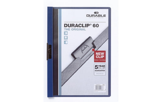 DURABLE, Klemmhefter Duraclip 60 A4, Dunkel
