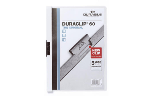 DURABLE, Klemmhefter Duraclip 60 A4, Weiss