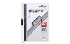 DURABLE, Klemmhefter Duraclip 60 A4, Weiss