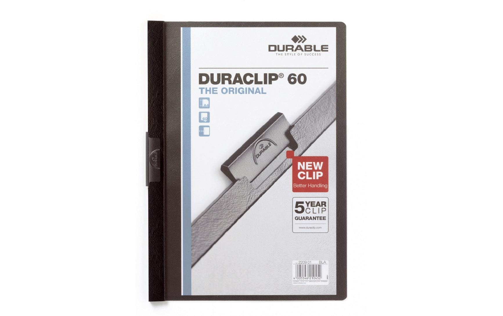 DURABLE, Klemmhefter Duraclip 60 A4, Schwar