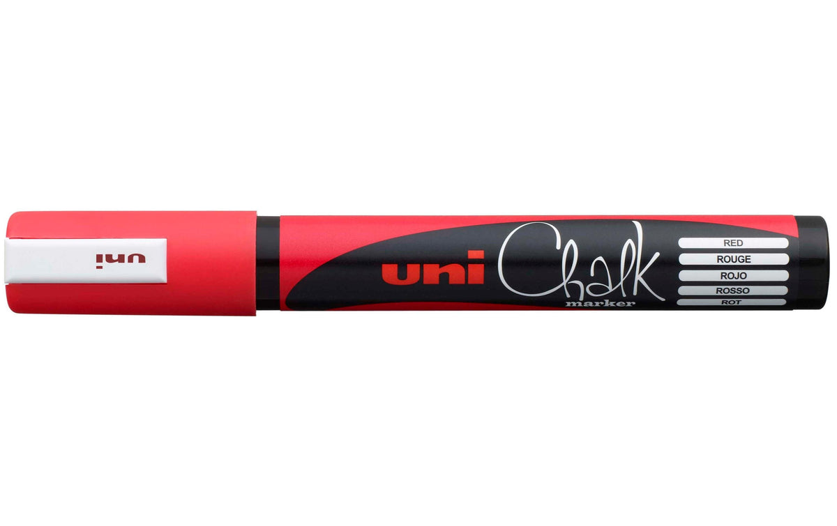 UNI CHALK Kreidemarker PWE-5.M Rundspitze