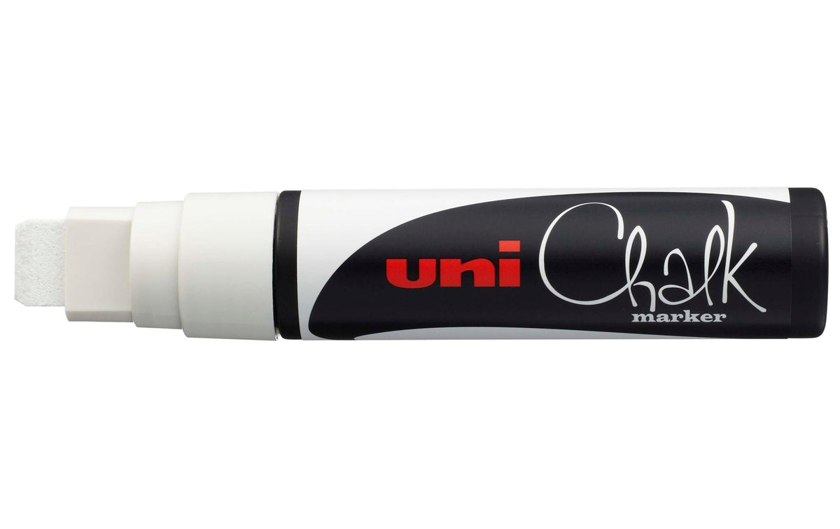 Uni, Kreidemarker uni Chalk 15 mm Weiss