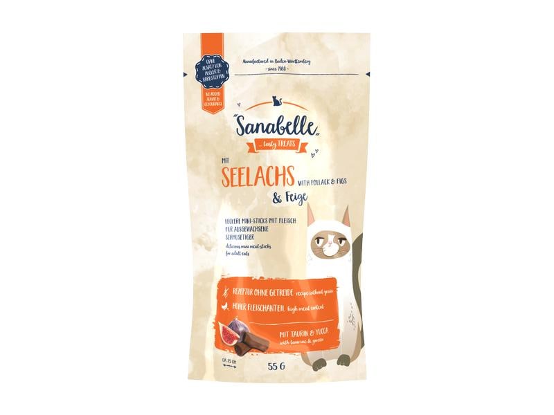 Sanabelle | Katzen Snack Seelachs & Feige | 55g