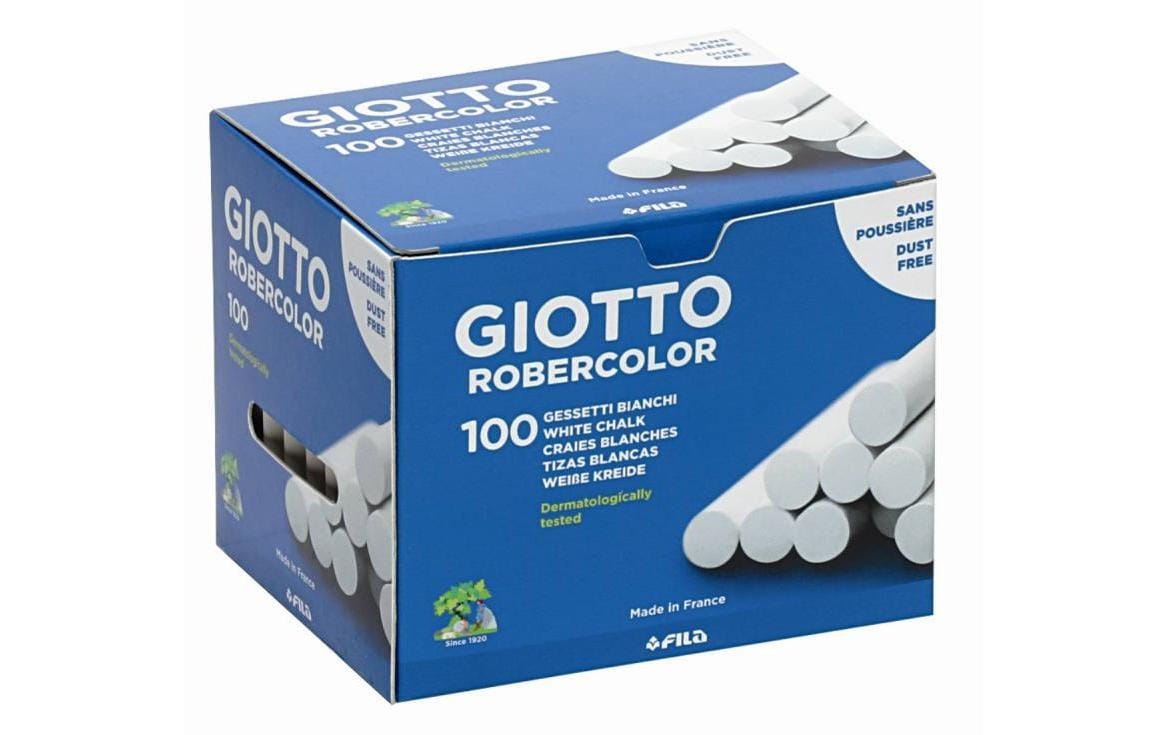 Giotto, Wandtafelkreide 100 Stück, Weiss