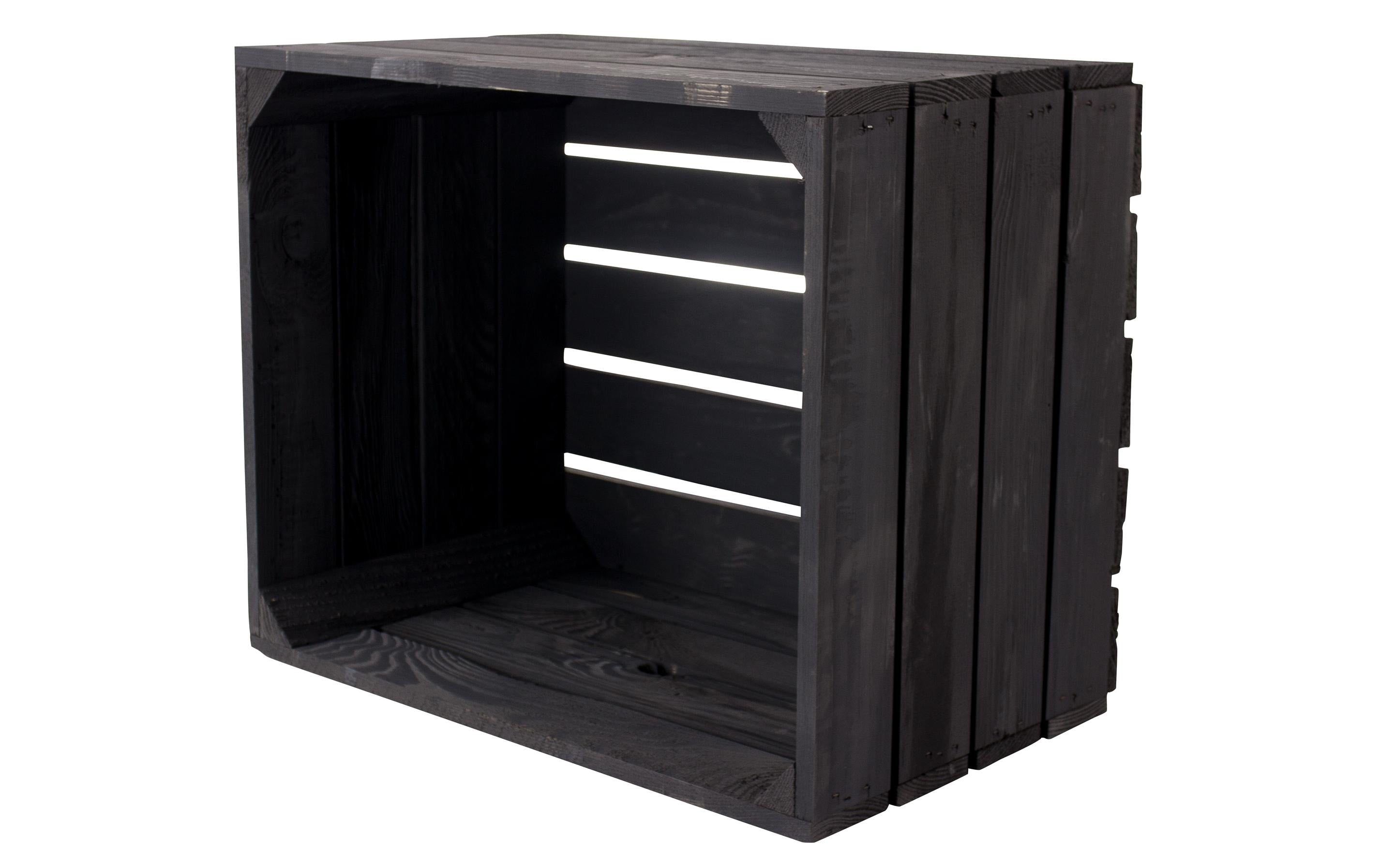 Holz Zollhaus, Holzharasse Vintage Schwarz
