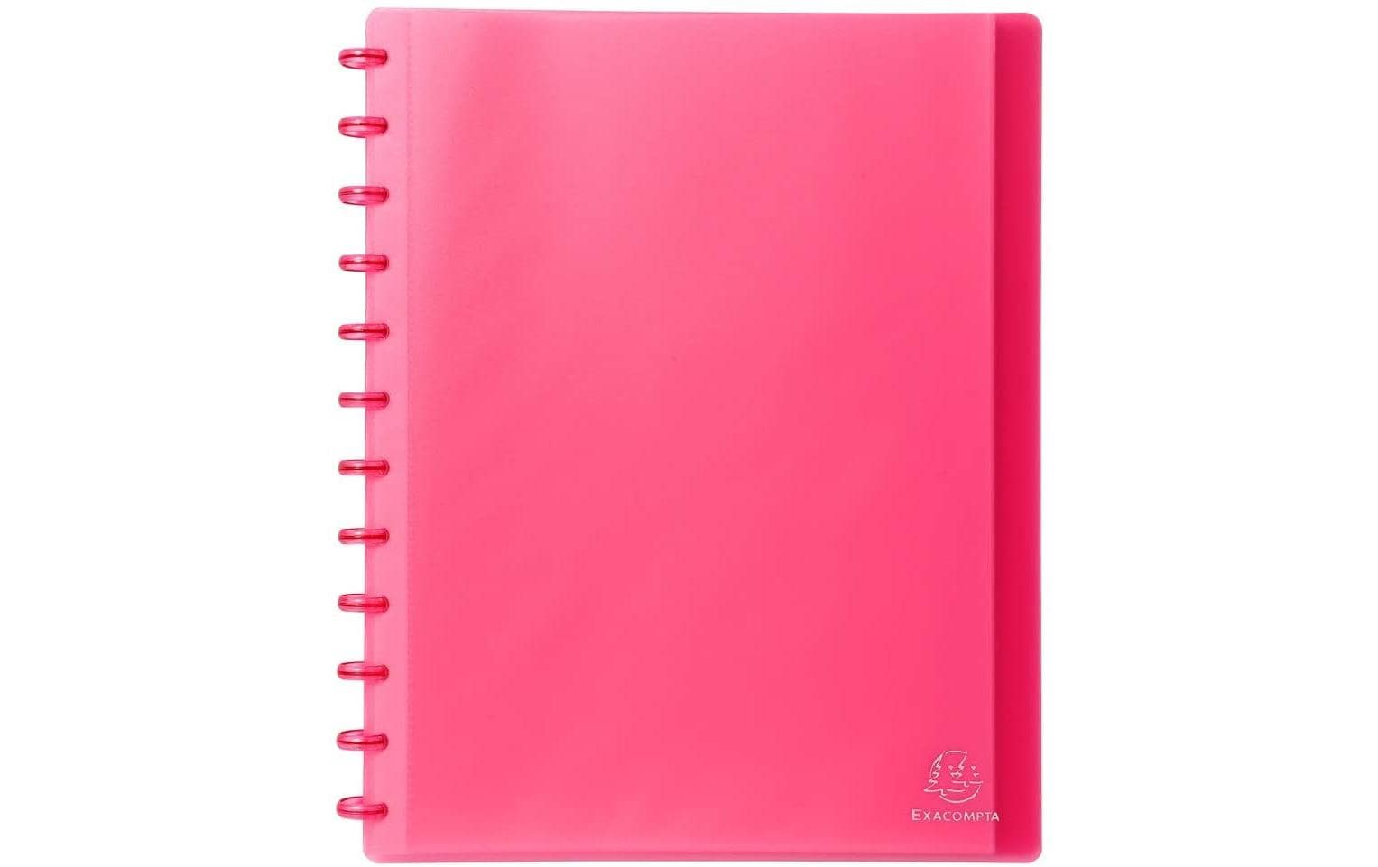 Exacompta, Sichtbuch A4 Rot/Transparent