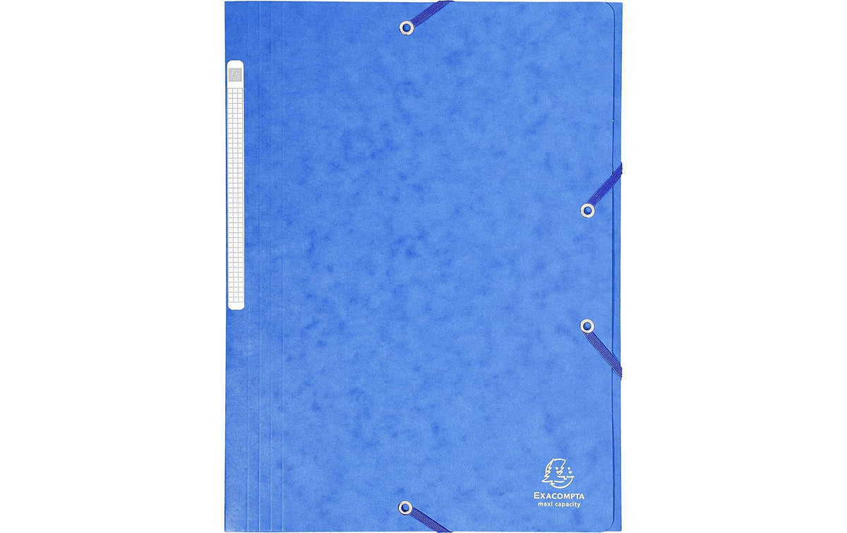 Exacompta Gummibandmappe A4 Maxi Blau