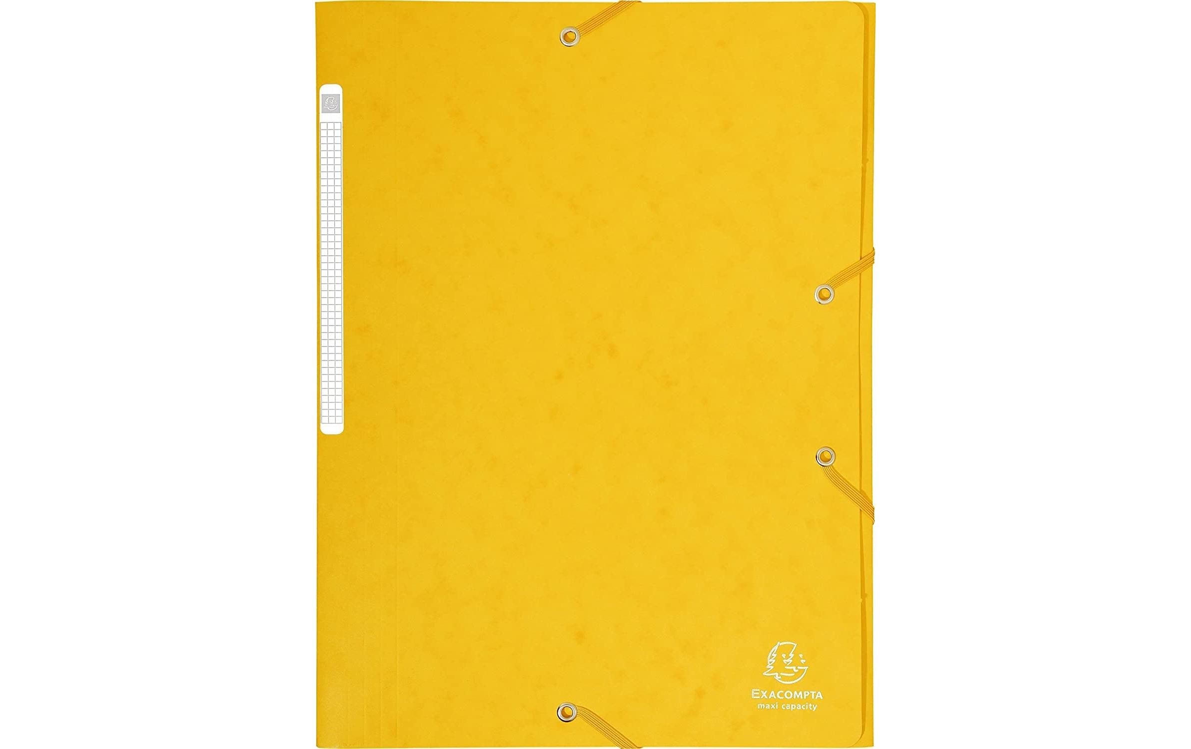 Exacompta Gummibandmappe A4 Maxi Gelb