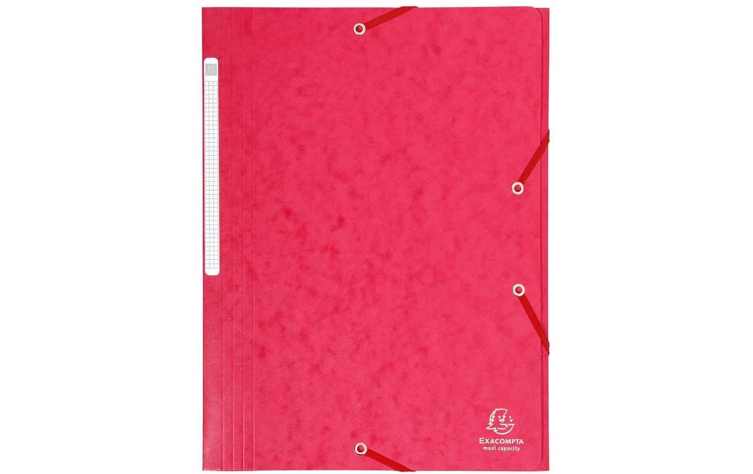 Exacompta Gummibandmappe A4 Maxi Rot