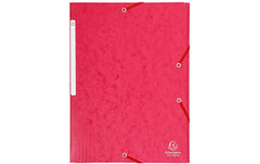 Exacompta Gummibandmappe A4 Maxi Rot