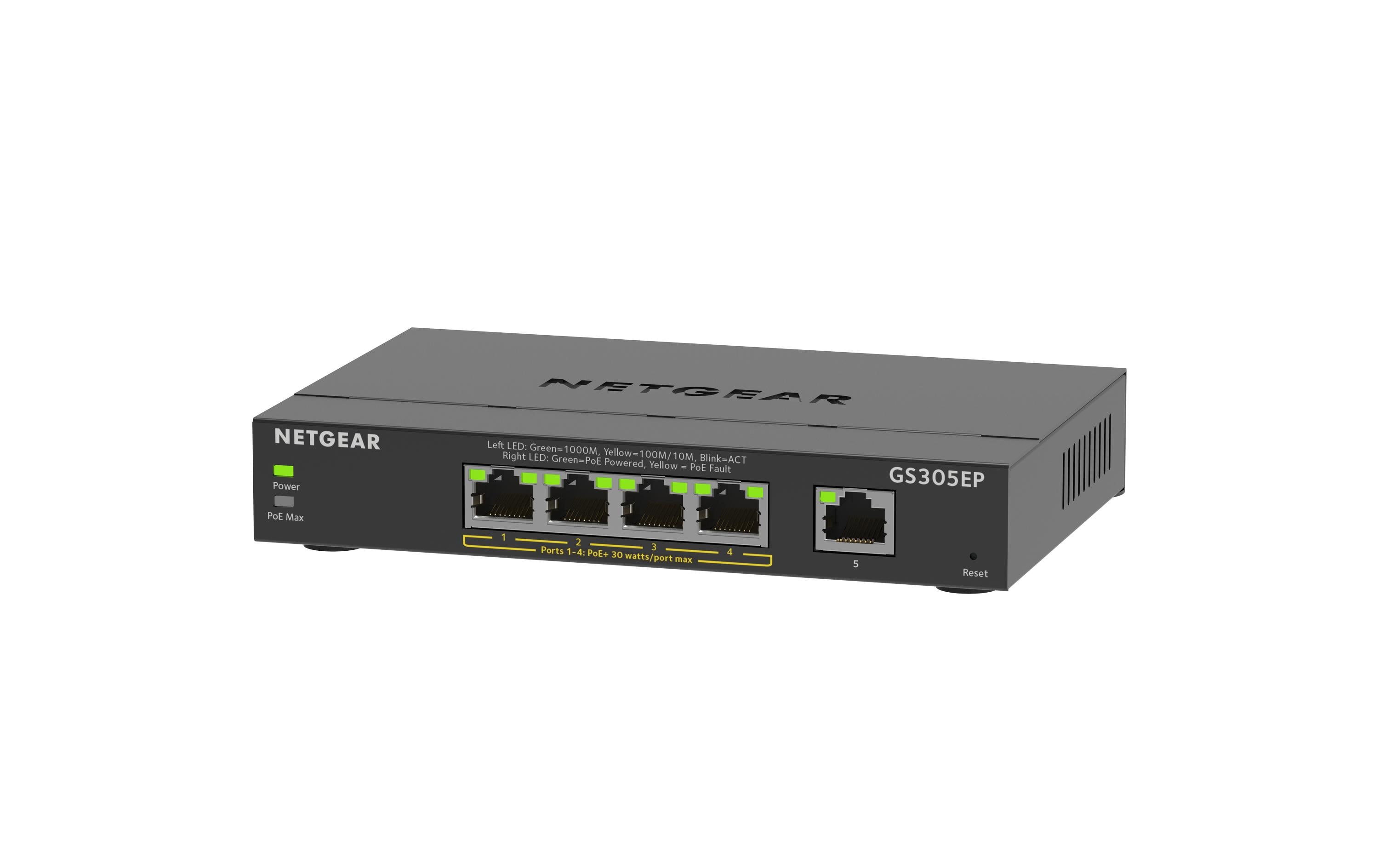 Netgear GS305EP: 5 Port PoE Switch