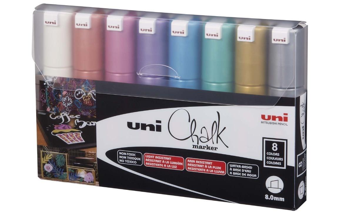UNI CHALK Kreidemarker PWE-8K Keilspitze