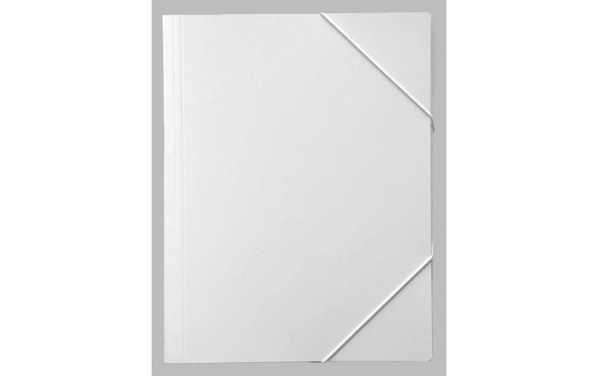 EROLA, Gummibandmappe Pressspan A4 Weiss, 1