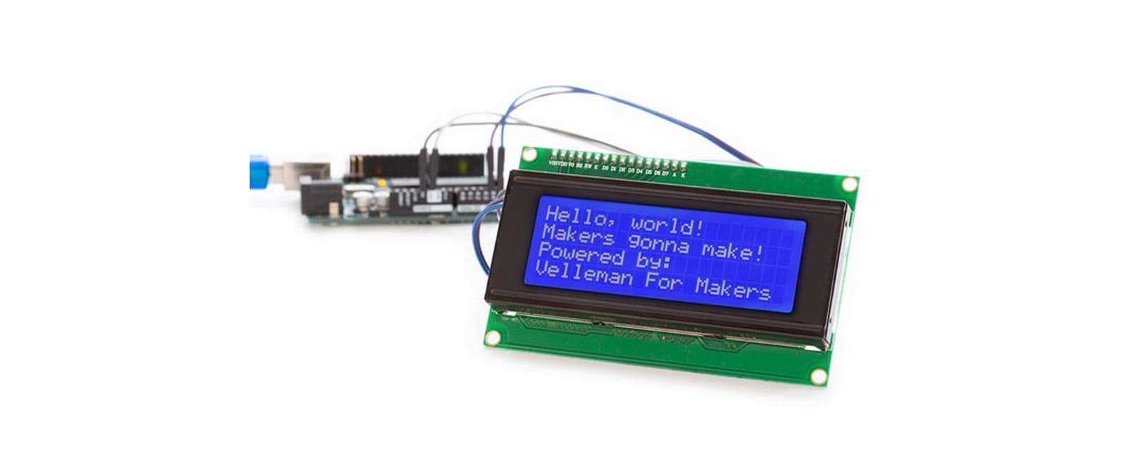 Whadda I2C 20x4 BLUE
