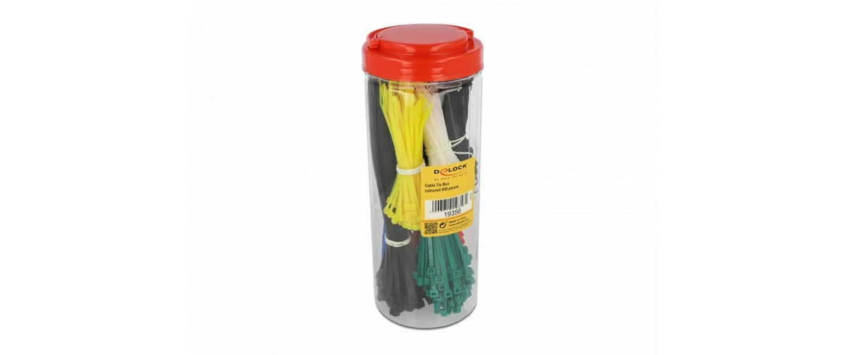 Delock Kabelbinder Sortimentsbox 600 Set