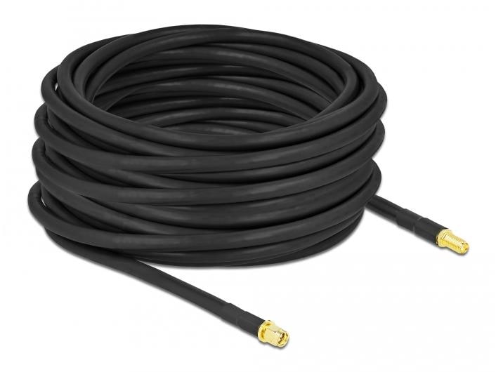 Delock | Antennenkabel LTE/5G, LMR/CFD300 | SMA zu SMA, 15 m