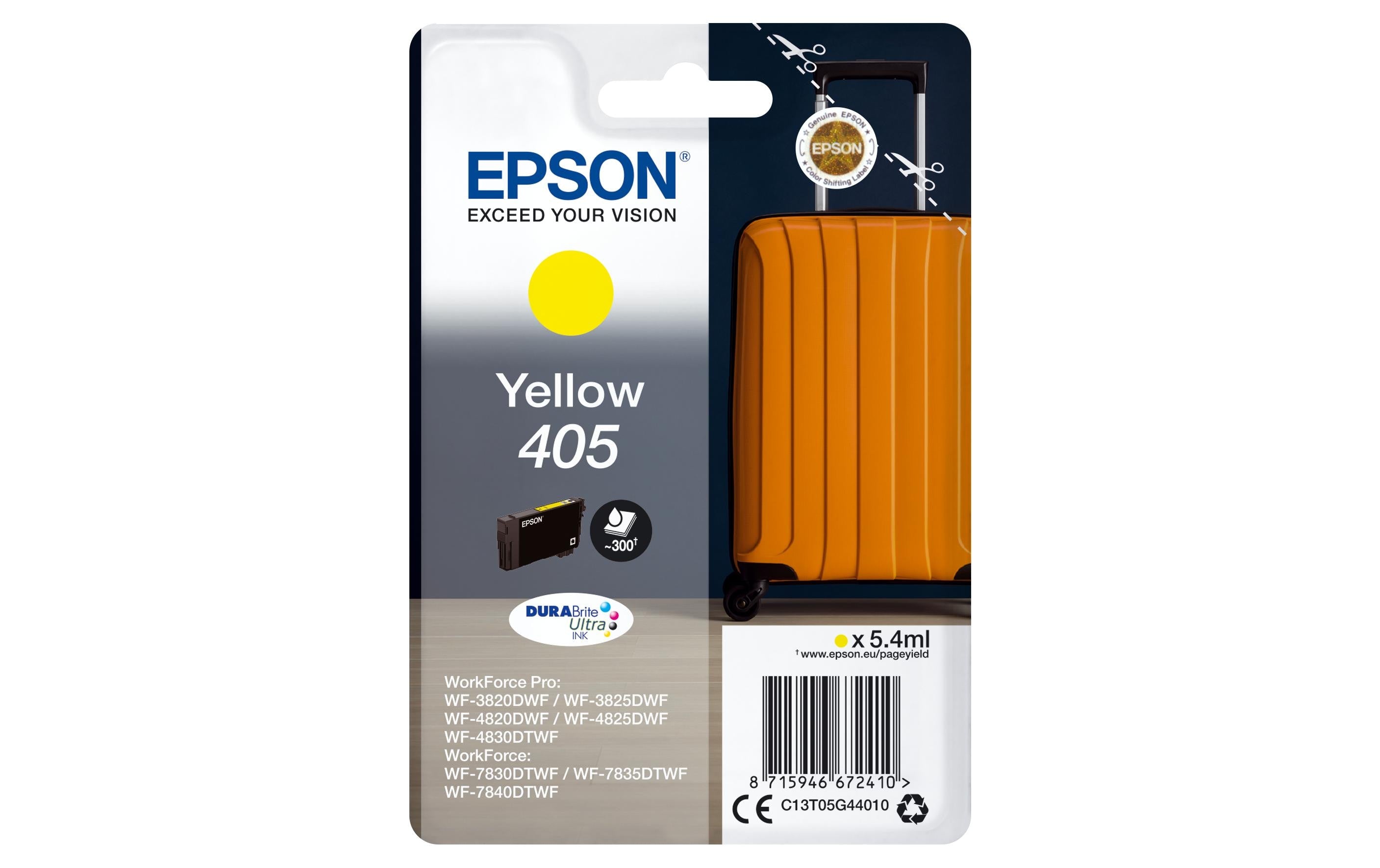 Epson, Tinte Nr. 405 / C13T05G44010 Yellow