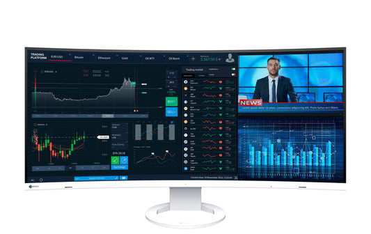 EIZO | EV3895-Swiss Edition 37.5 weiss | 3840 x 1600, 24:10, Curved Display