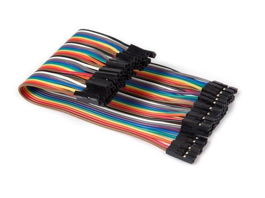 Whadda | 40 PINS 15 cm F/F | JUMPER WIRE (FLAT CABLE)