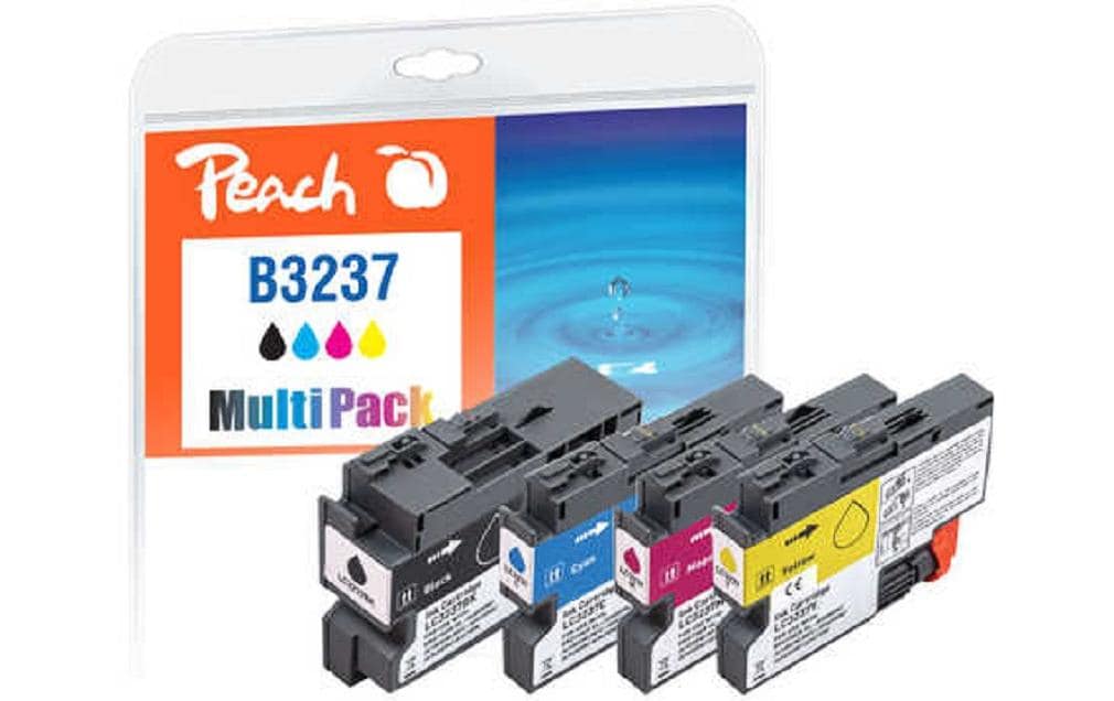 Peach, Tinte Brother LC-3237 BK, C, M, Y