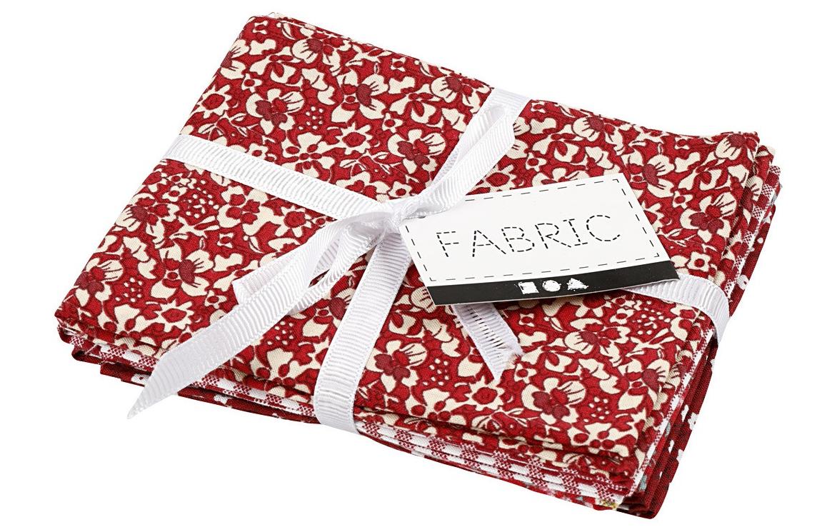 Creativ Company, Stoff Fabric 4-teilig, 45