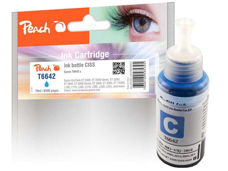 Peach | Tinte Epson T6642 | 70 ml, cyan