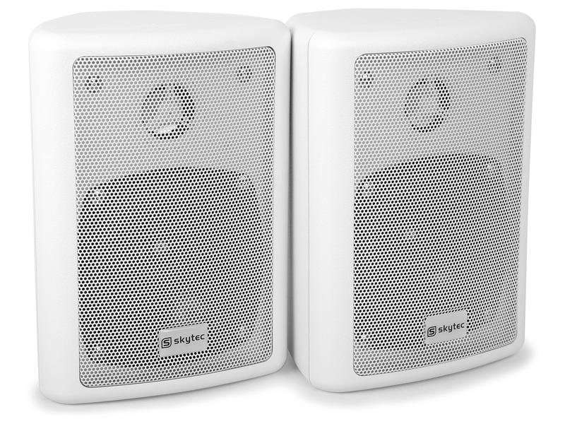 Skytec | ODS40W | 4 Indoor Lautsprecher-Paar, 75W, weiss