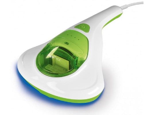 MAXXmee | Milben-Handstaubsauger Kompakt | UV-CLicht300W weiss/limegreen