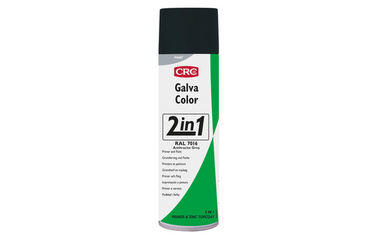 CRC | GALVACOLOR 7016 Anthrazitgrau Farb | Schutzlack&Grundierung 2in1,matt Spr.500ml