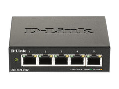 D-Link | DGS-1100-05V2: 5Port Gigabit Switch | 5x Gigabit, Lüfterlos