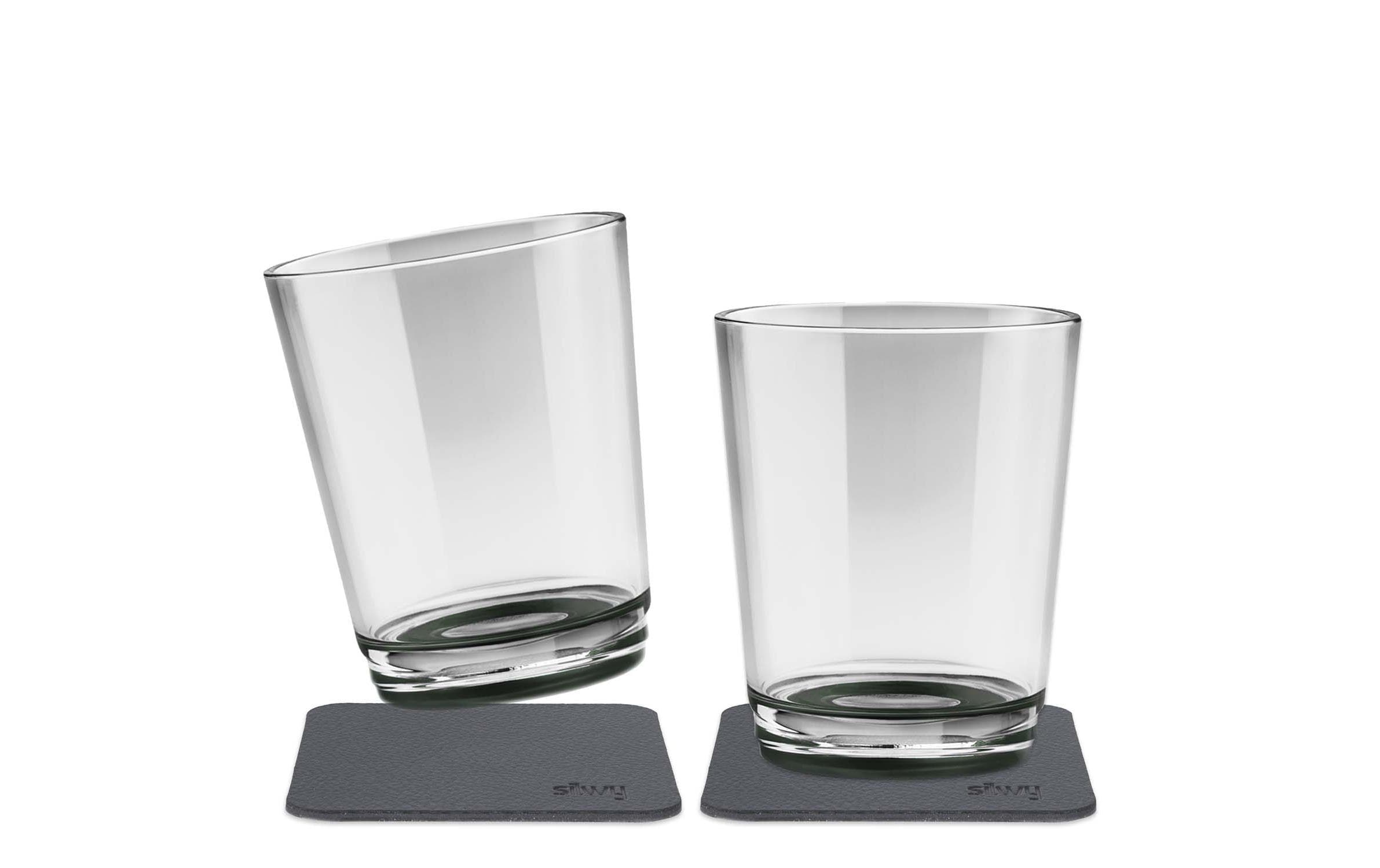Silwy, Outdoor-Becher Pearl Grey 2er-Set ma