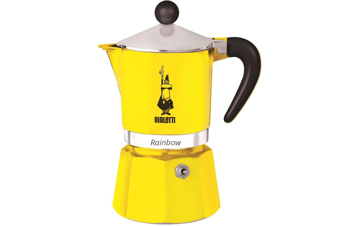 Bialetti Rainbow für 3 Tassen gelb