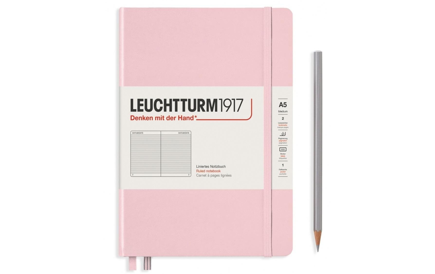 Leuchtturm, Notizbuch Medium A5, Liniert, 2