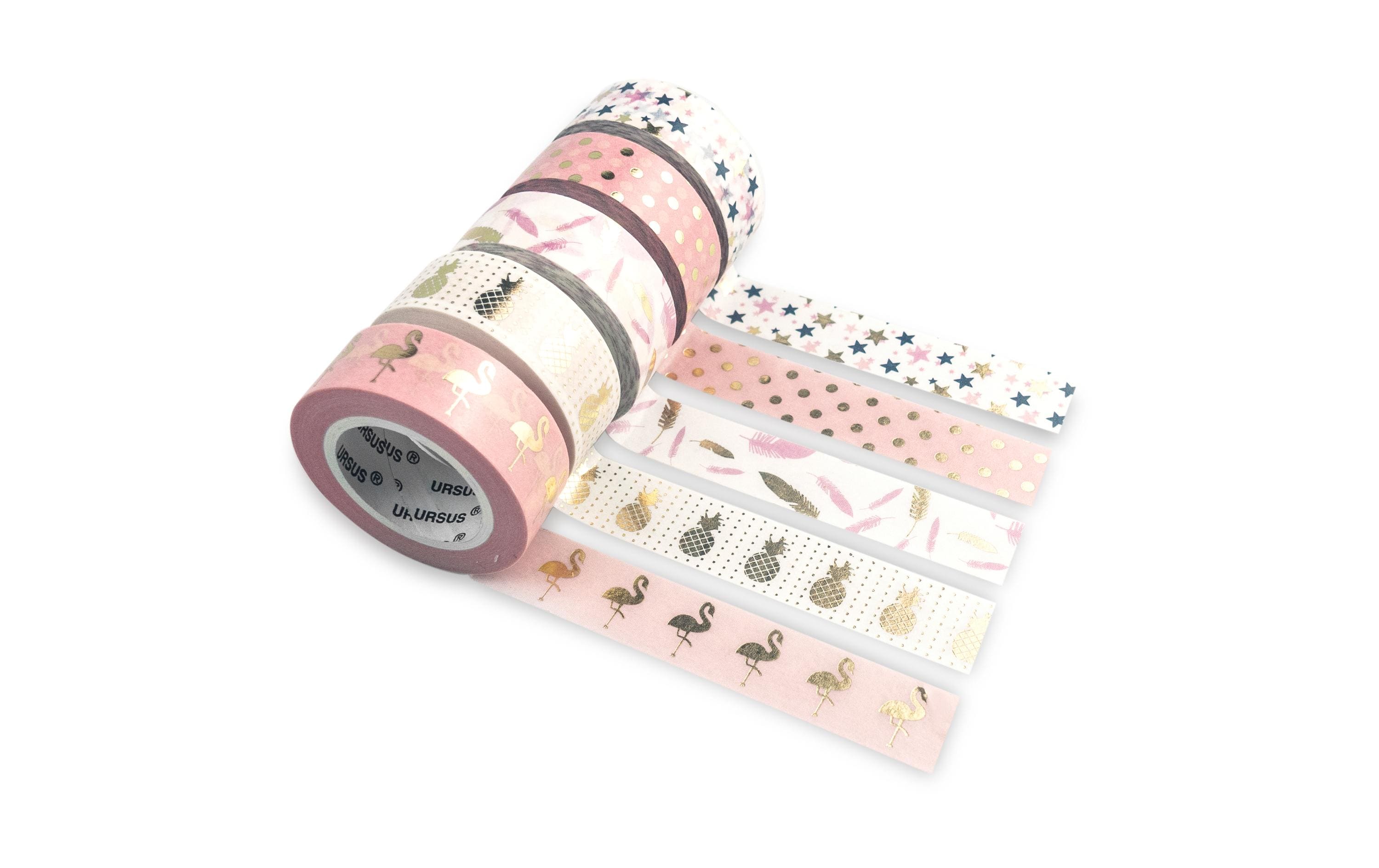 URSUS Washi Tape Tropic Flamingo