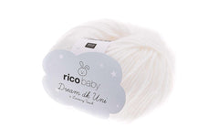 RICO Baby Dream Uni DK, weiss