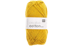 Rico Design | Wolle Creative Cotton Aran 50 g | Gelb