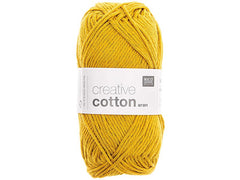 Rico Design | Wolle Creative Cotton Aran 50 g | Gelb