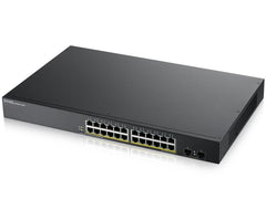 Zyxel | GS1900-24HP, 24Port-Switch V2, GB | PoE, Rack 19, Web-managed, internes NT