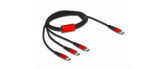 Delock USB2.0-Ladekabel 3 in 1, 1m