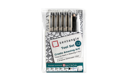 Sakura, Fineliner Zentangle Tool Set 12-tei