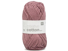 Rico Design | Wolle Creative Cotton Aran | 50 g, Smokey Berry
