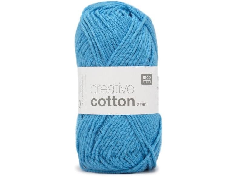 Rico Design | Wolle Creative Cotton Aran | 50 g, Türkis