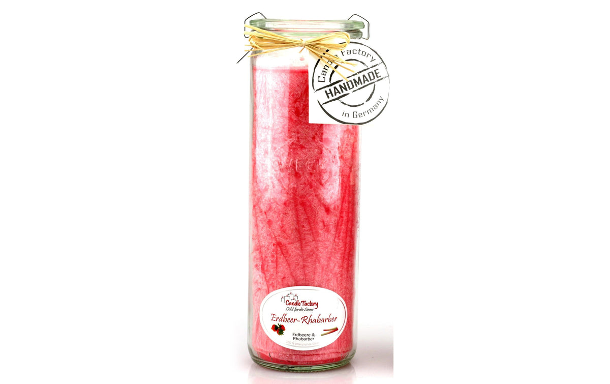 Candle Factory Big Jumbo Erdbeer-Rhabarber