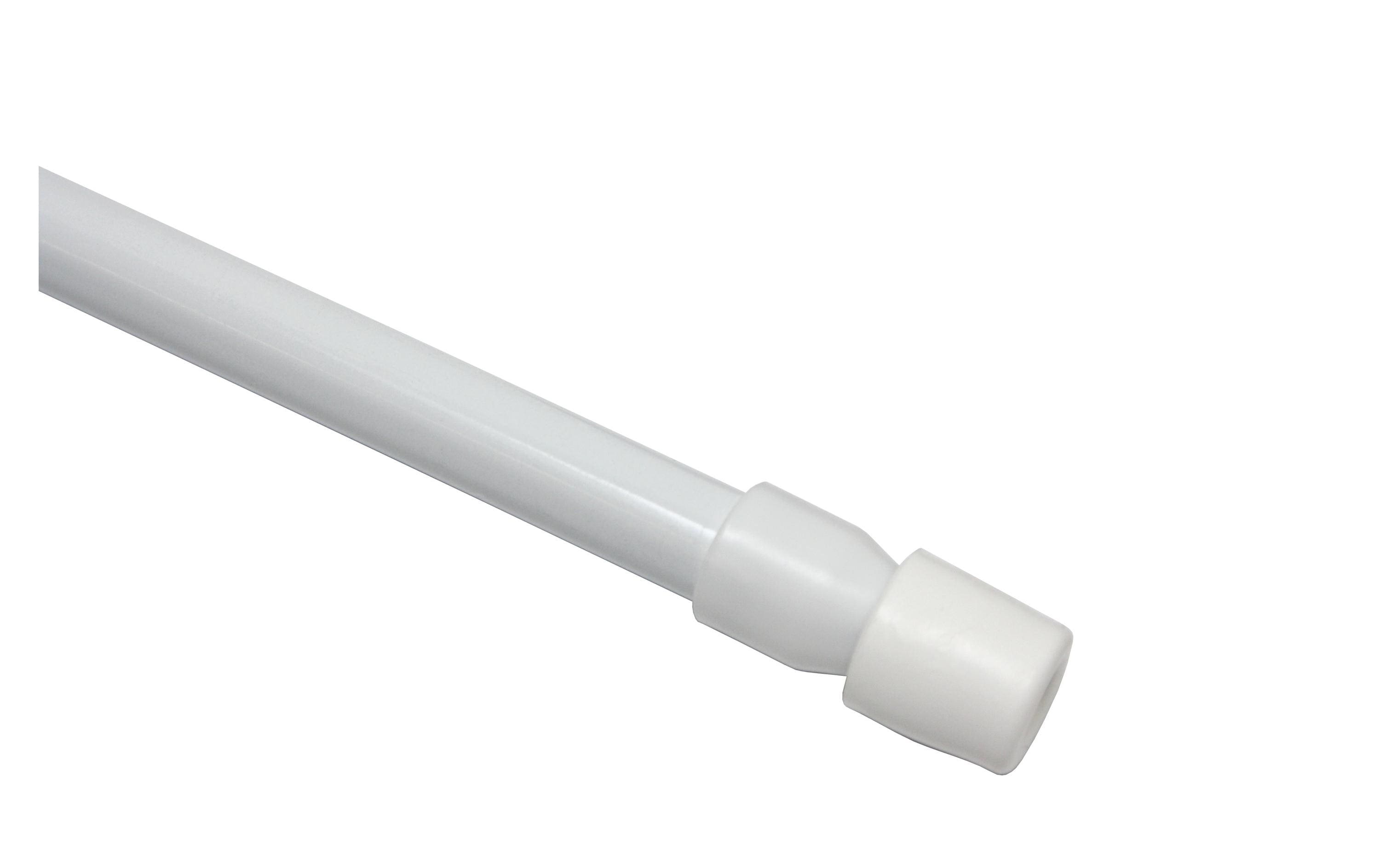 Gardinia, Klemmstange 35-45 cm, Ø 8 mm Weis