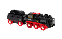 BRIO Batterie-Dampflok mit Wassertank