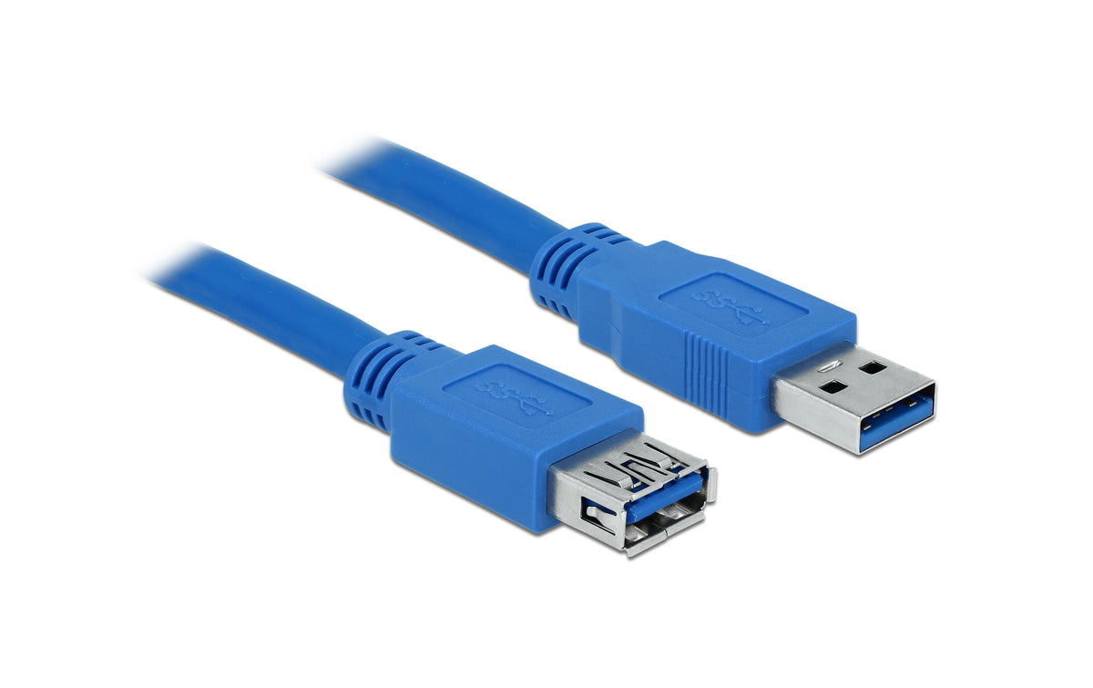 USB3.0 Kabel, 2.0m, A-A, Blau, Verlängerung