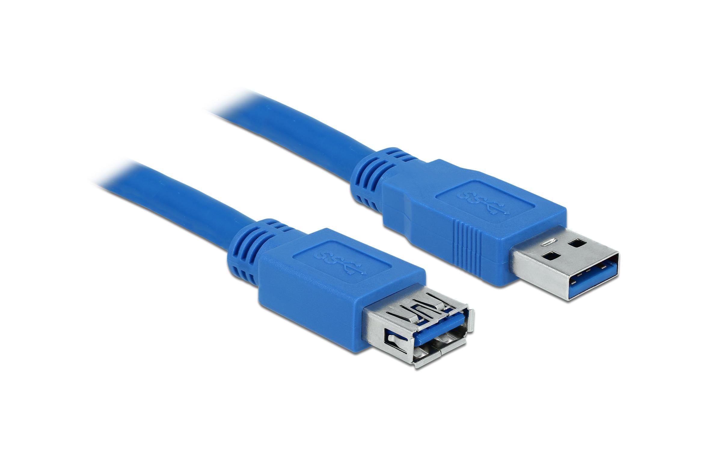 USB3.0 Kabel, 3.0m, A-A, Blau, Verlängerung