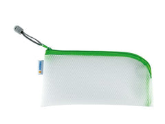 HERMA | Etui Mesh Bag | 23 x 11 cm, Grün/Weiss