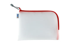HERMA, Etui Mesh Bag 26 x 20 cm, Rot/Weiss