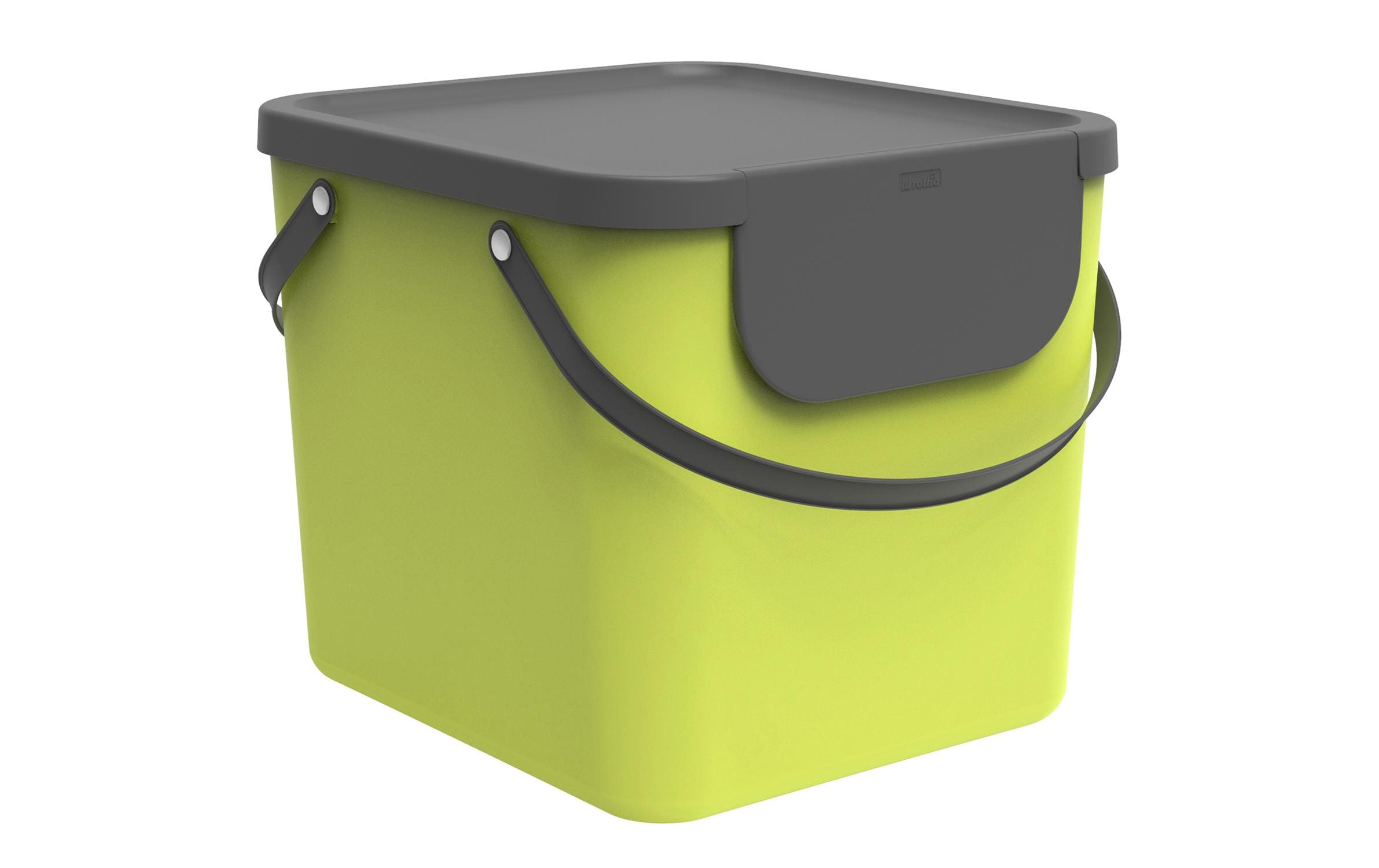 Rotho, Recyclingbehälter Albula 40 l, Lime
